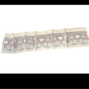 Louis Hornick Lace Valances Set of 2 1988